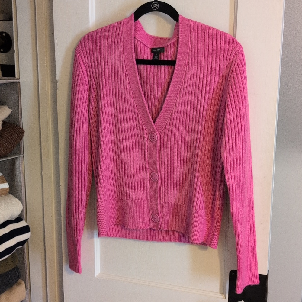 Halogen Pink Cardigan